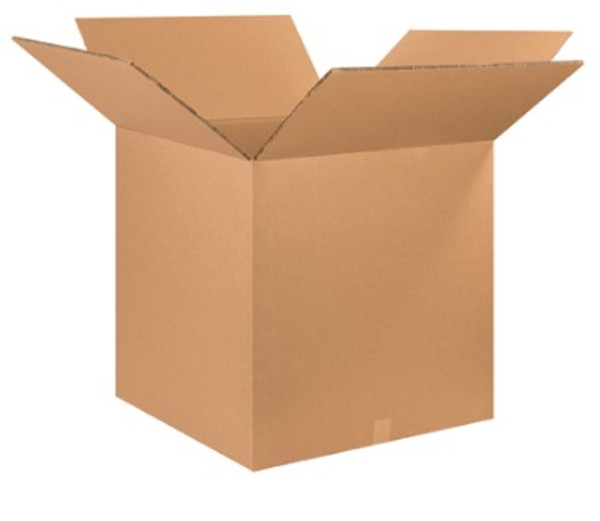 24" x 24" x 24" (D.W./ECT-71) Heavy-Duty Double Wall Kraft Corrugated Cardboard Shipping Boxes