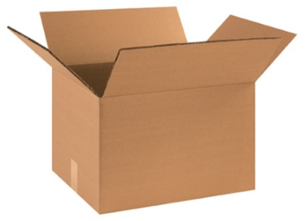 16" x 14" x 10" (DW/ECT-48) Heavy-Duty Double Wall Kraft Corrugated Cardboard Shipping Boxes