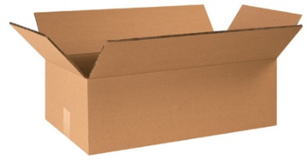 20" x 14" x 6" (DW/ECT-48) Heavy-Duty Double Wall Kraft Corrugated Cardboard Shipping Boxes