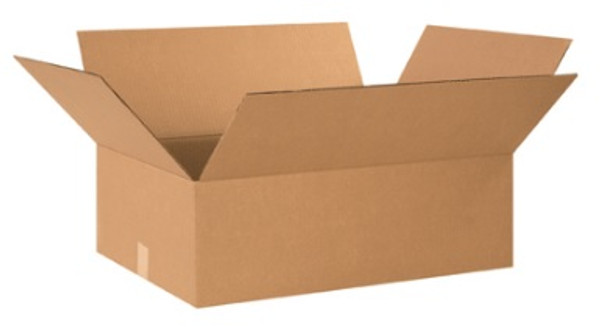 21 3/8" x 15 5/8" x 6 3/8" (ECT-32) Kraft Corrugated Cardboard Shipping Boxes