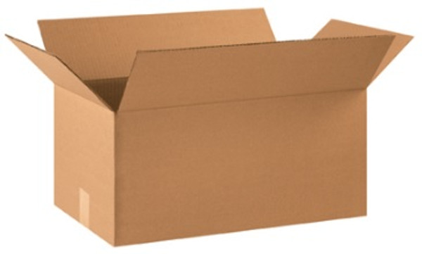 22" x 12" x 8" (ECT-32) Kraft Corrugated Cardboard Shipping Boxes