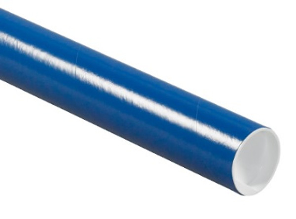 Blue Mailing Tube, Blue Shipping Tube with Caps