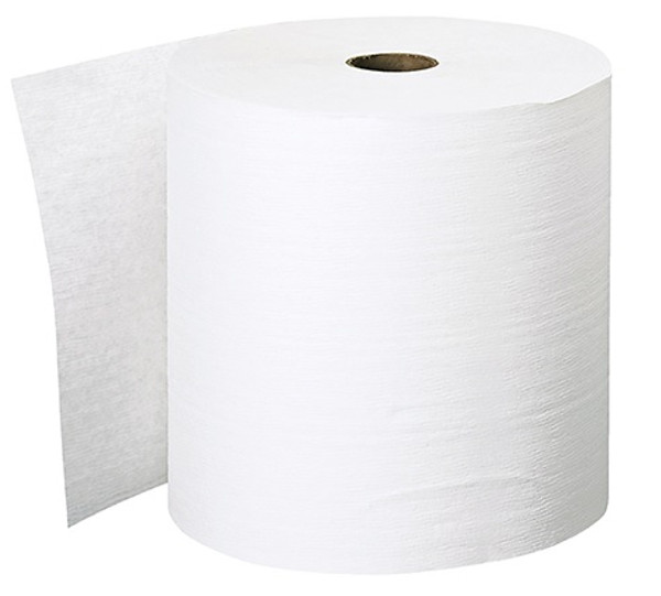 8" x 600' Scott® Essential™ Plus White Hard Wound Roll Paper Towels