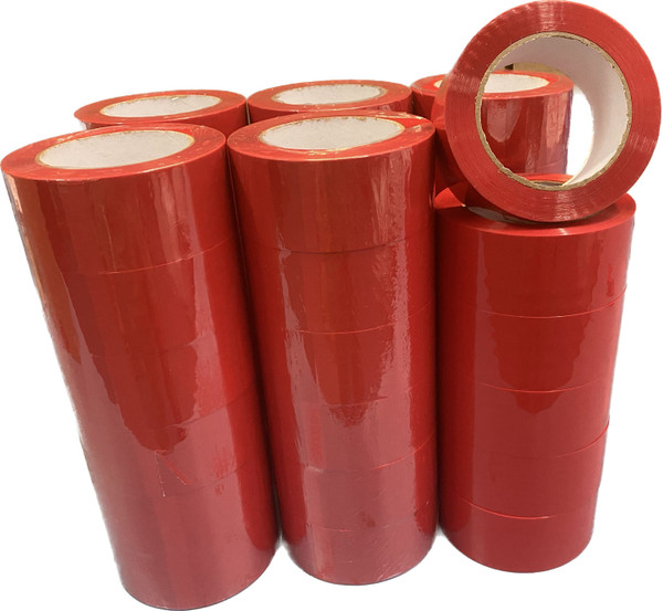 Red Carton Sealing Tape 2" x 55 Yards 2 Mil. 36 Rolls