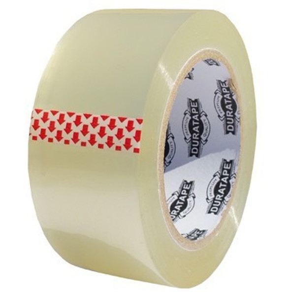  2"x110 Yards 2.3 Mil Dura Tape Clear Carton Sealing Tape Case / 36 Rolls