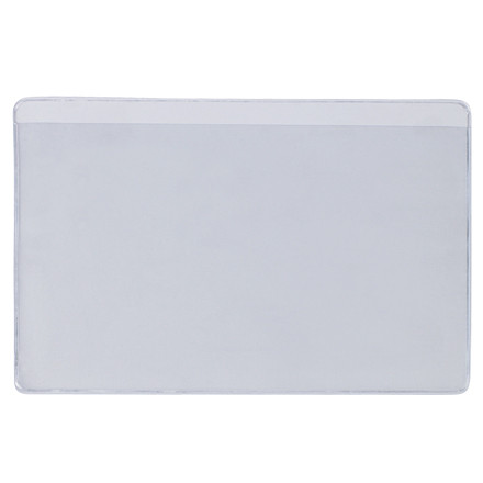 3" x 5" SUPERSCAN® PressOn Vinyl Envelopes Reclosable Case / 25