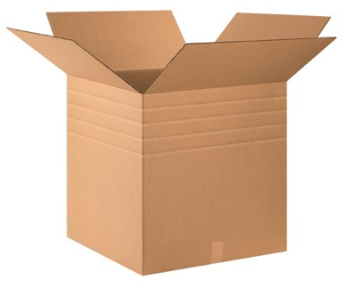 24" x 24" x 28" Corrugated Cardboard Shipping Boxes 10/Bundle