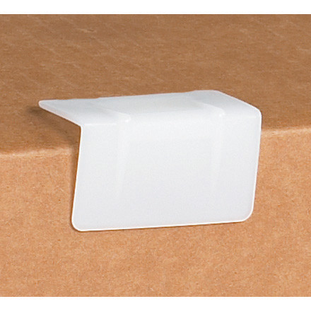 1 7/8" x 1" White Plastic Strap Guards Case/1000