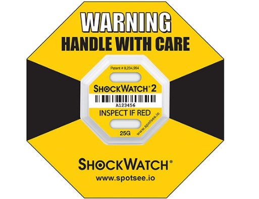 25G Yellow ShockWatch® 2 Indicators 50 / Case
