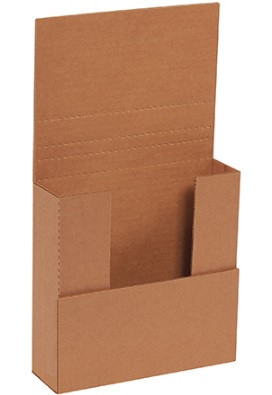 7 1/2" x 7" x 3 1/4" Kraft Literature Mailers 50/Bundle