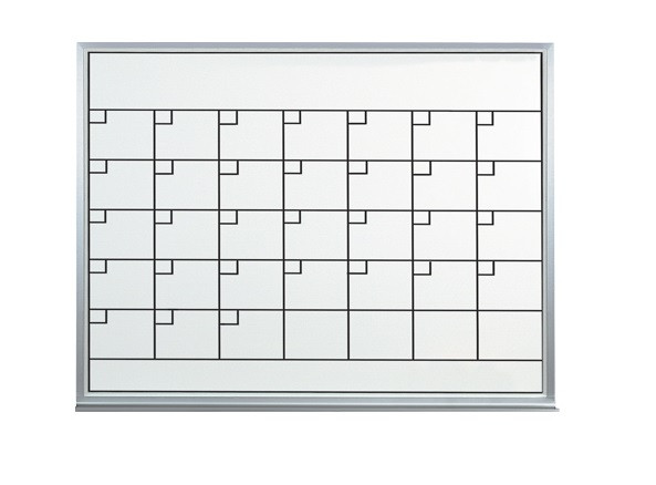 3 x 2 Dry Erase Whiteboard 1 Month Calendar Planner
