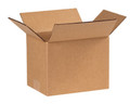 8" x 6" x 6" (ECT-32) Kraft Corrugated Cardboard Shipping Boxes