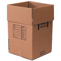 18" x 18" x 28" (350# Doublewall) Super Heavy-Duty Kraft Corrugated Deluxe Packing Boxes