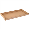 24" x 12" x 1.75" (ECT-32) Kraft Corrugated Cardboard Trays