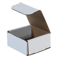 4" x 4" x 2" (ECT-32-B) White Corrugated Mailers