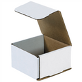 4 3/8" x 4 3/8" x 2" (ECT-32-B) White Corrugated Mailers