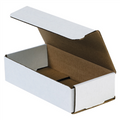 8" x 4" x 2" (ECT-32-B) White Corrugated Cardboard Mailers