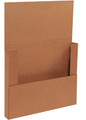 17 1/8" x 14 1/8" x 2" (200#/ECT-32-B) Kraft Corrugated Cardboard Easy-Fold Mailers