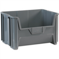 19 7/8" x 15 1/4" x 12 7/16" Gray  Giant Stackable Bins