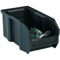 10 7/8" x 5 1/2" x 5" Black  Conductive Bins