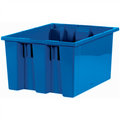 17" x 14 1/2" x 9 7/8" Blue Stack & Nest Containers