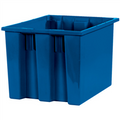 17" x 14 1/2" x 12 7/8" Blue Stack & Nest Containers