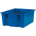 20 7/8" x 18 1/4" x 9 7/8" Blue Stack & Nest Containers