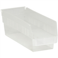 11 5/8" x 4 1/8" x 4" Clear  Plastic Shelf Bin Boxes