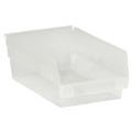 11 5/8" x 8 3/8" x 4" Clear  Plastic Shelf Bin Boxes