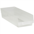 17 7/8" x 6 5/8" x 4" Clear  Plastic Shelf Bin Boxes