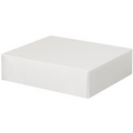 11 1/8" x 9 1/2" x 3"  Stationery Folding Cartons Instantly snap into place.