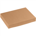 11 1/2" x 8 1/2" x 1 5/8" Kraft chipboard cartons have a kraft interior.