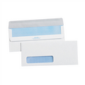 4 1/8" x 9.5" - #10 Window White Redi-Seal Business Envelopes with Security Tint.