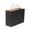 Black Tinted Paper Shopping Bags with Twisted Paper Handles