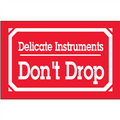 "Delicate Instruments - Don't Drop" Shipping and Handling Labels