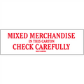 "Mixed Merchandise" Shipping and Handling Labels