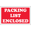 "Packing List Enclosed" Shipping and Handling Labels