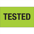 "Tested" (Fluorescent Green) Production Labels