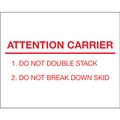 "Attention Carrier" Pallet Protection Labels