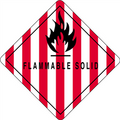 "Flammable Solid" Subsidiary Risk Labels