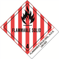 "Flammable Solids, N.O.S." PrePrinted D.O.T. Labels