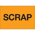 "Scrap" (Fluorescent Orange) Pre-Printed Inventory Control Labels