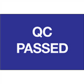 "QC Passed" Pre-Printed Inventory Control Labels