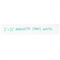 2" x 12" White  Warehouse Labels - Magnetic Strips