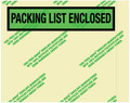 4 1/2" x 5 1/2" Environmental Packing List Enclosed Envelopes