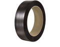 1/2" x 3600' - 16" x 3" Core Black Polyester Strapping - Smooth 600 lbs. Break Strength