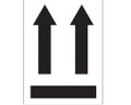 (two up arrows over black bar) Arrow Shipping and Handling Labels