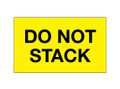 "Do Not Stack" (Fluorescent Yellow) Shipping and Handling Labels