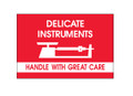 "Delicate Instruments - HWGC" - Fragile Labels Shipping and Handling Labels