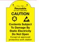 "Pull Tab Reusable - Do Not Discard" Labels Shipping and Handling Labels